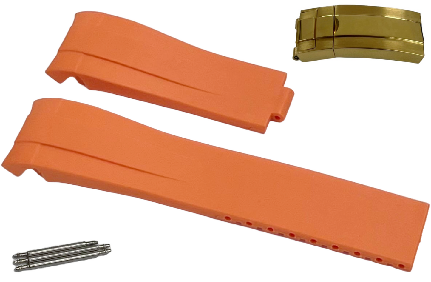 ROLEX ORANGE Watch Band 21MM Fits DateJust SUBMARINER GMT DAYTONA EXPLORER