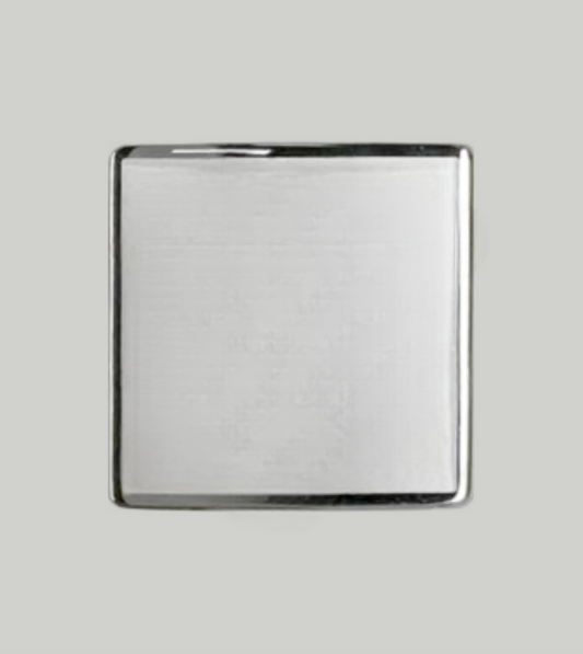 Mineral Crystal BULOVA Single Domed Silver Trim Square (23.0×23.0)mm Fit 96R000
