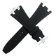 New High Quality 27x18 mm Plain Black Color Special Rubber Band for AP Watches