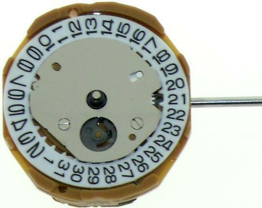 Miyota GL15 2 Hands and Date at 6 Citizen Watch Movement Quartz