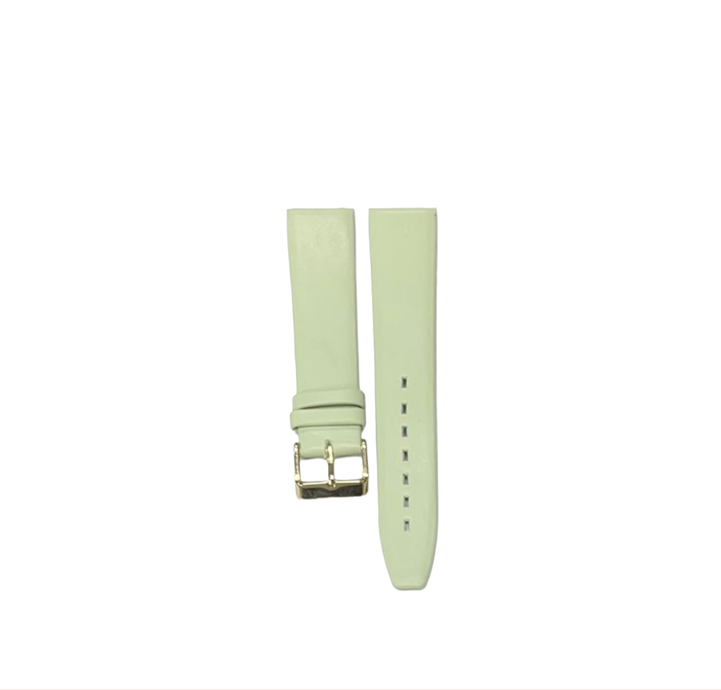 High Quality Watch Bands Flat Genuine Leather Plain 18-20mm