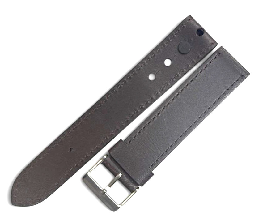 High-Quality Genuine Leather Watch Strap Band 18mm
