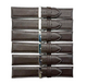 WATCH BAND D.BROWN GENUINE LEATHER 28MM PADDED, WHITE STITCHED (lot of 6 bands)