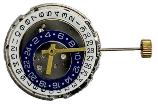 Automatic Chinese Watch Movement 8209-BLUE 3Hands Date at 3.00