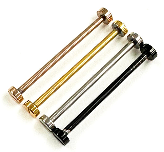 Watch Screw Lugs (Pins) Size (12mm to 40 mm) Thick 1.5mm for Steel/Leather Bands