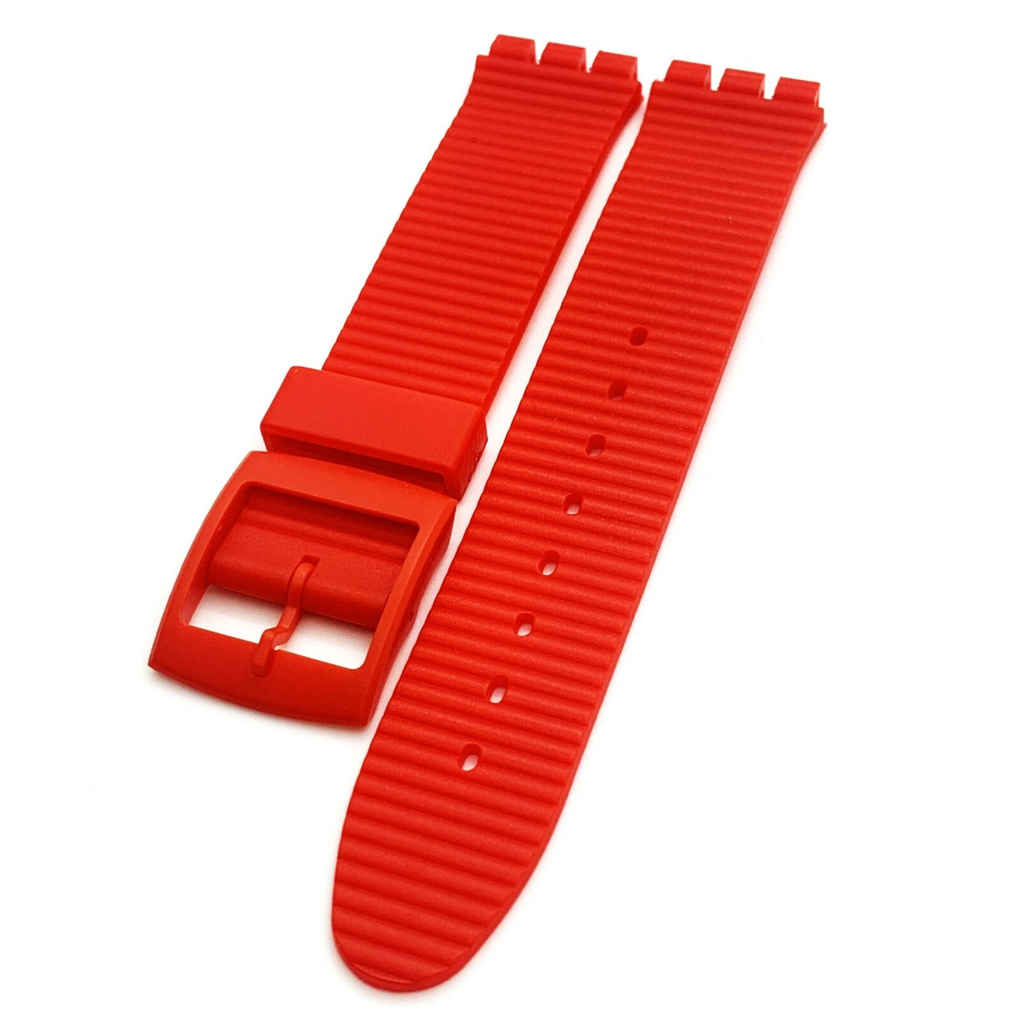 Swatch Watch Band 17 MM in Hot Pink, Red, Blue, Transparent Speed Bump Style