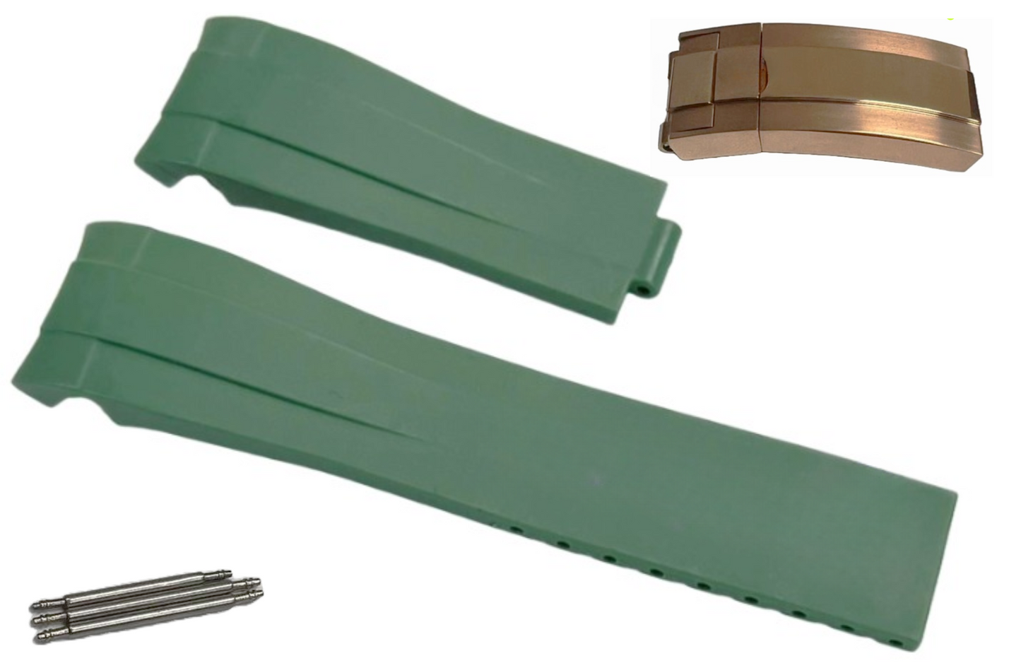 ROLEX HUNTER GREEN Watch Band 21MM Fits DateJust SUBMARINER GMT DAYTONA EXPLORER