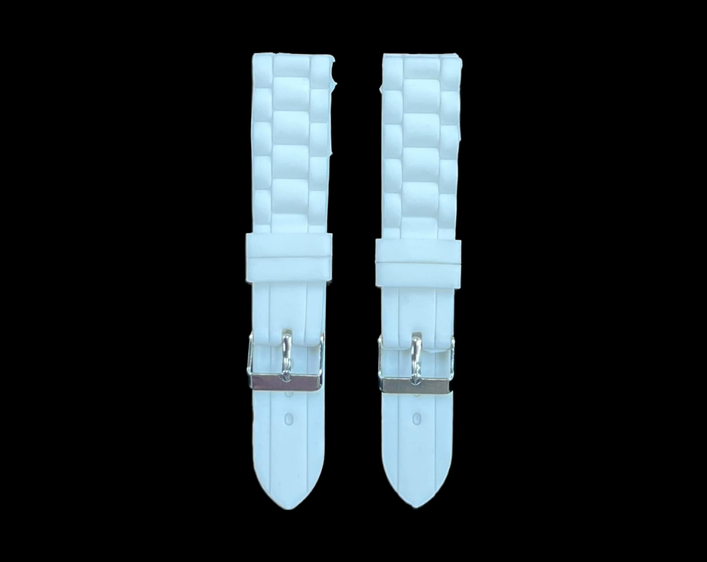 Premium Quality Soft Silicone Rubber Textured Sport Watch Band 16mm-22mm