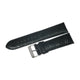 Watch Band Alligator Grain Black Padded High Quality Genuine Leather 18mm XXL