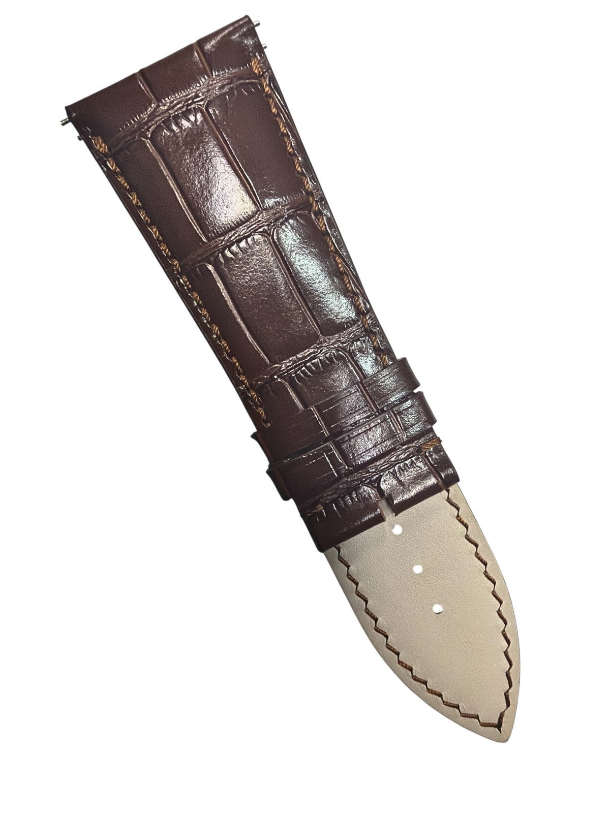 Genuine Franck Muller Watch Band 30mm x 24mm – Dark Brown