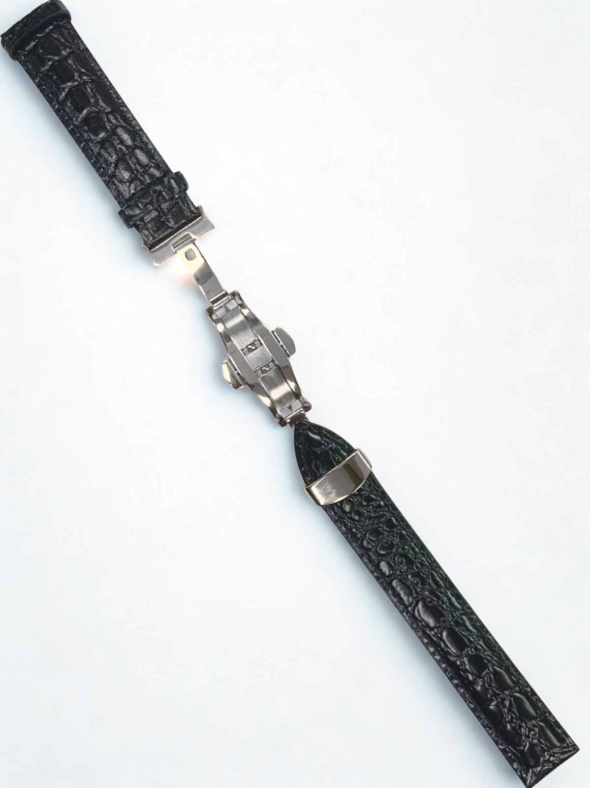 Black Leather Watch Band - 21mm Lug 18mm Buckle w/ 3 Buckle Colors | For Chopard