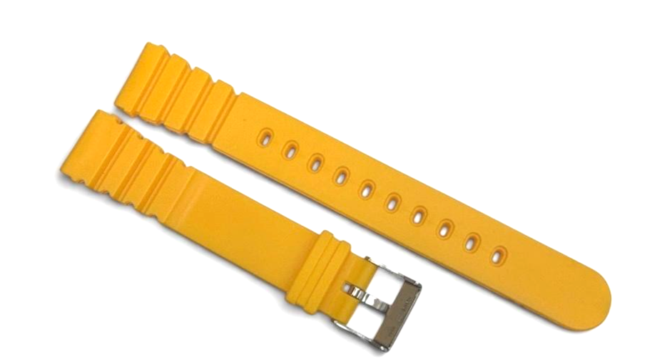 lot of 3 18mm Silicone Watch Strap Waterproof Sport Rubber Replacement Band