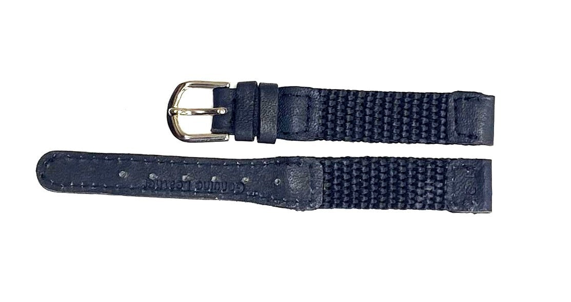Lot of 6Pcs Watch Bands Black Leather & Fabric Fits Swiss Army ladies Watches
