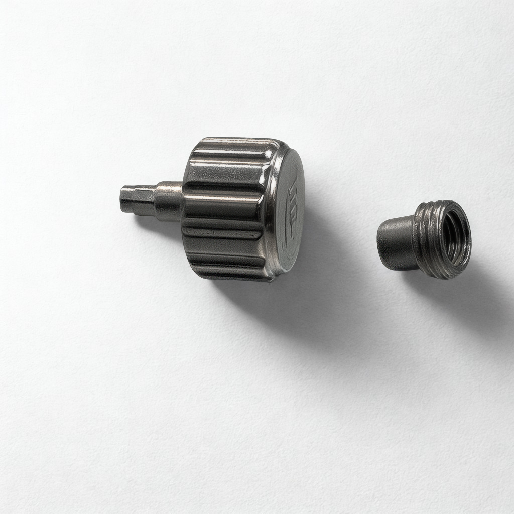 High-Quality Silver Screw Crown - 5.9mm Crown | For Casio and Luxury Watch Brand