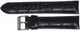 Watch Band Genuine Leather Alligator Grain Black Padded 12mm to 30mm(A1 Quality)