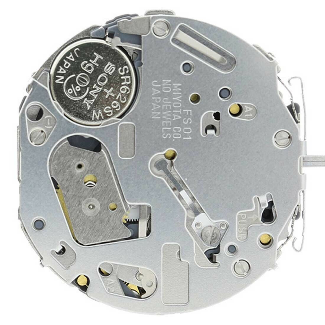 Miyota FS01 - 3 Hand Date at 4 Citizen Watch Movement Quartz