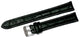 Watch Band Alligator Grain Black  Stitches High Quality Genuine Leather 18mm XXL