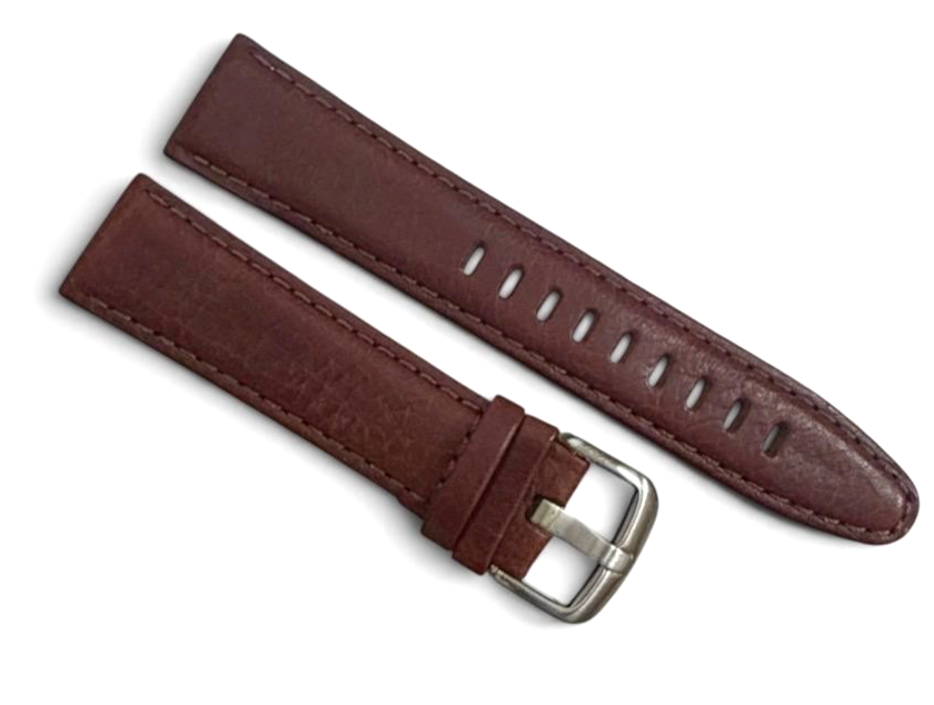Columbia Men Fashion Brown Leather Band Quartz Analog 20mm