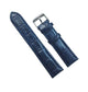 Watch Band Blue Genuine Leather Alligator Grains  Padded 22 MM  Best Quality