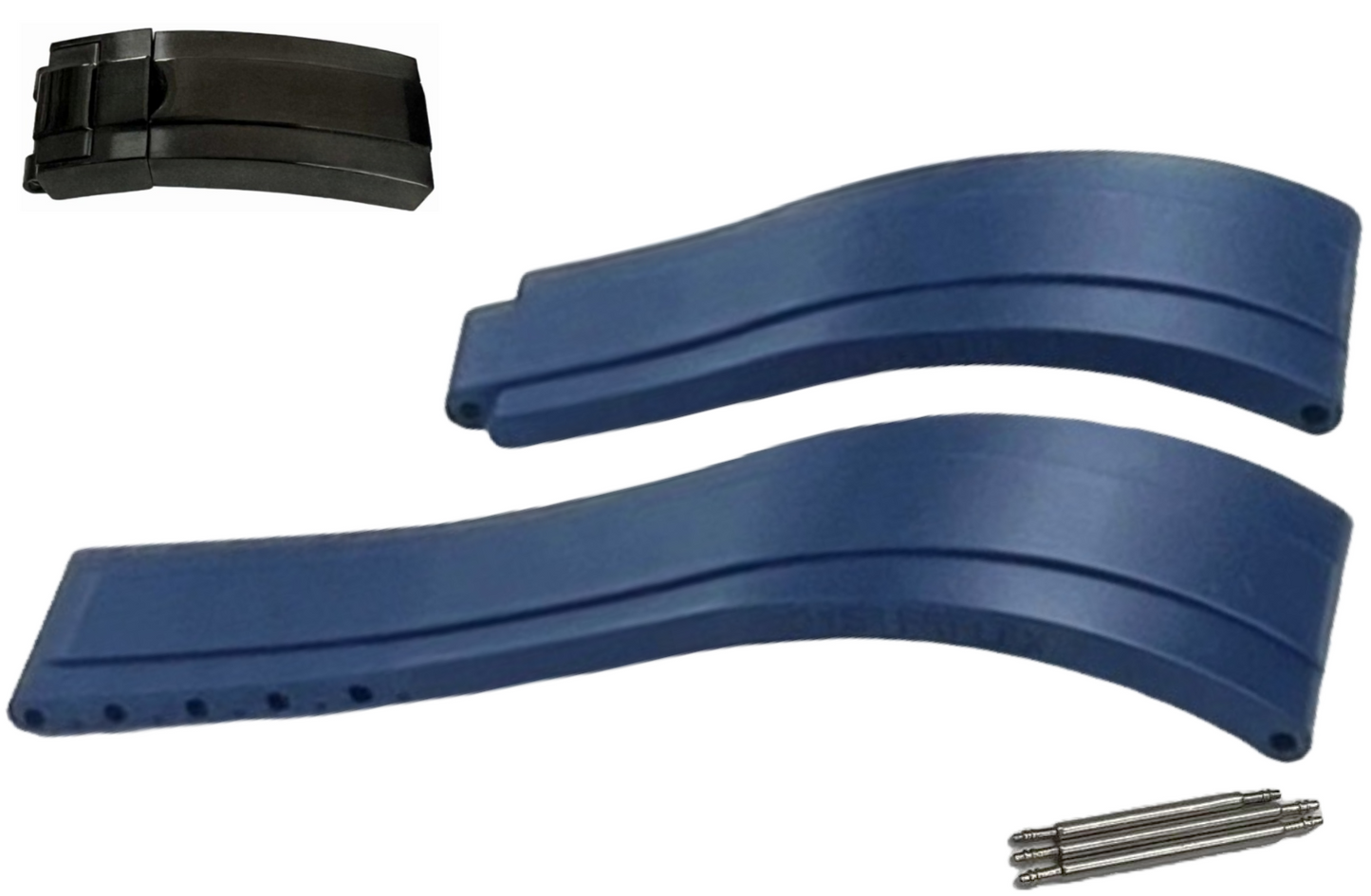 ROLEX Dark Blue OYSTERFLEX Watch Band 20MM Fit SUBMARINER, Rolex Deepsea &others