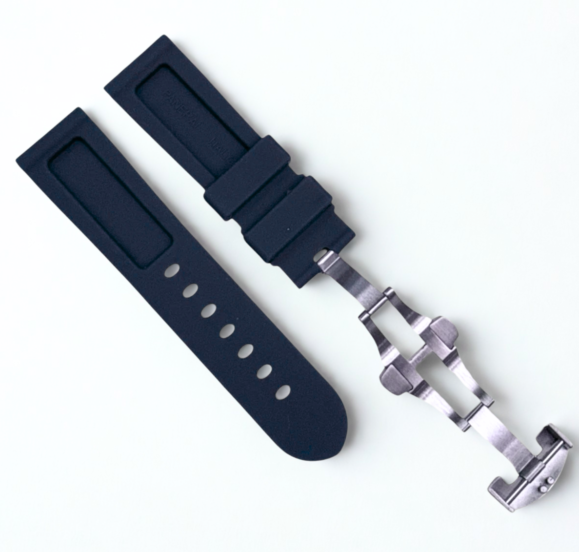 New Watch Band 22mm Rubber Strap for PANERAI OFFICIAL