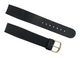 20mm Black Leather Watch Strap – Genuine Leather Band -MT 20