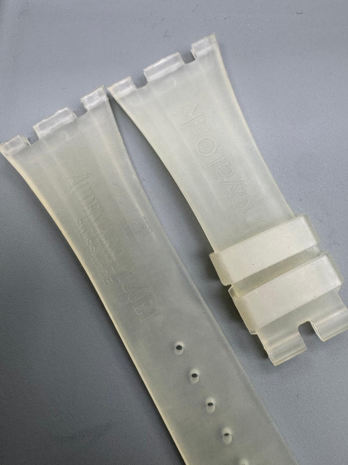 High-Quality SemiTransparent Rubber Watch Band – 27mm for AP Watches | No Buckle
