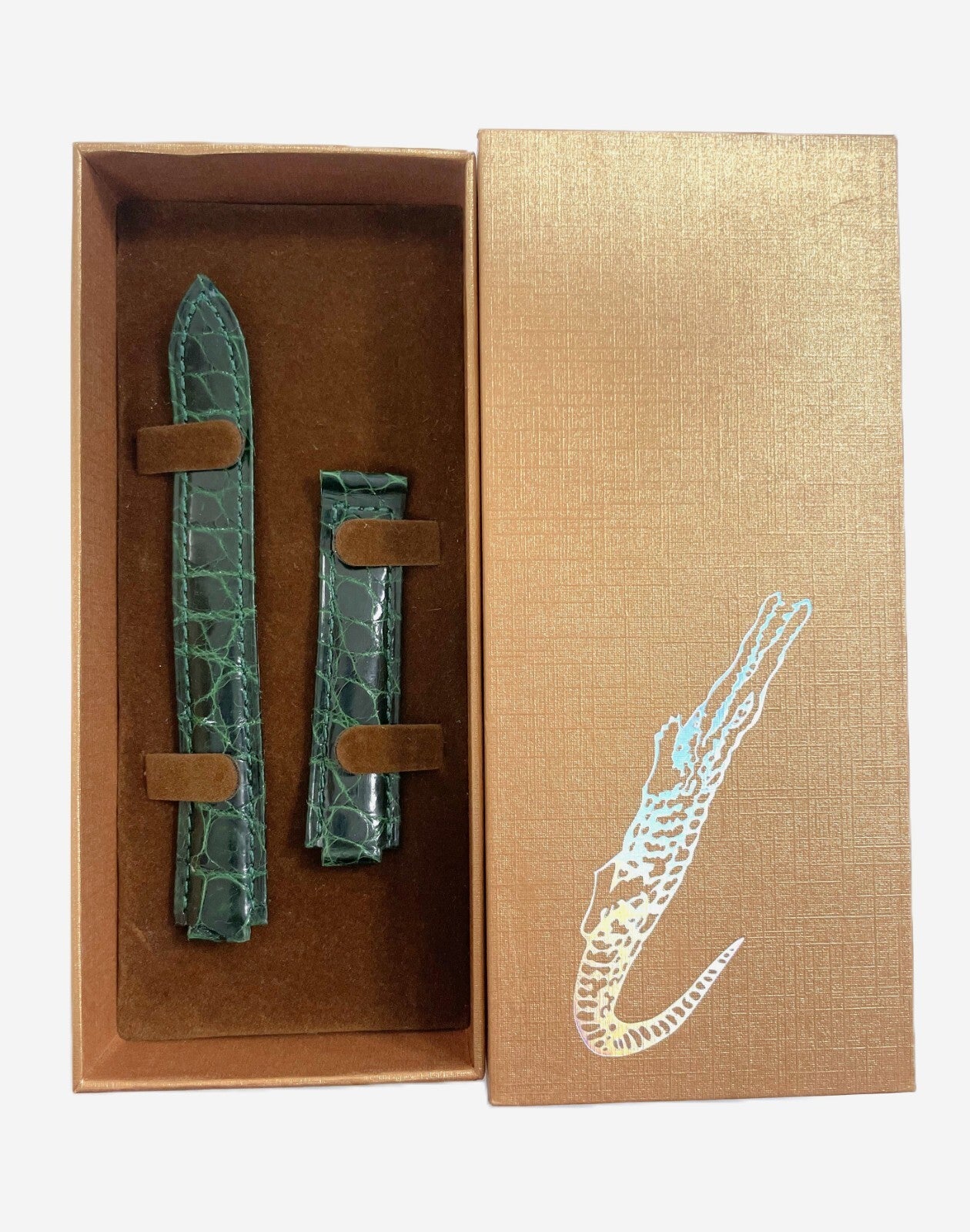 GENUINE ALLIGATOR WATCH BAND FOR CARTIER BLUE BALLOON 18MM TOP QUALITY