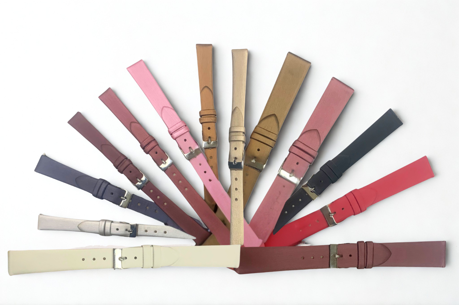 Satin Watch Band, Quick Release 11 Colors,5 Hot Sizes, Ladies Favorite