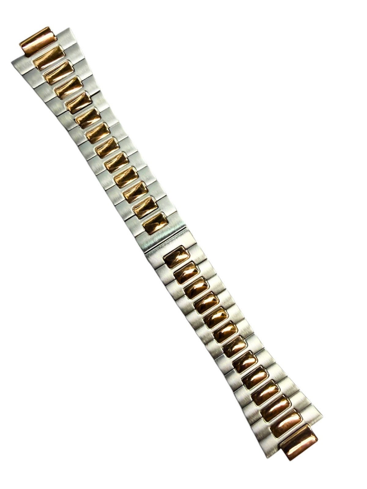 25mm Stainless Steel Yellow Gold 2 Tone Watch Band Suitable for Patek Philippe