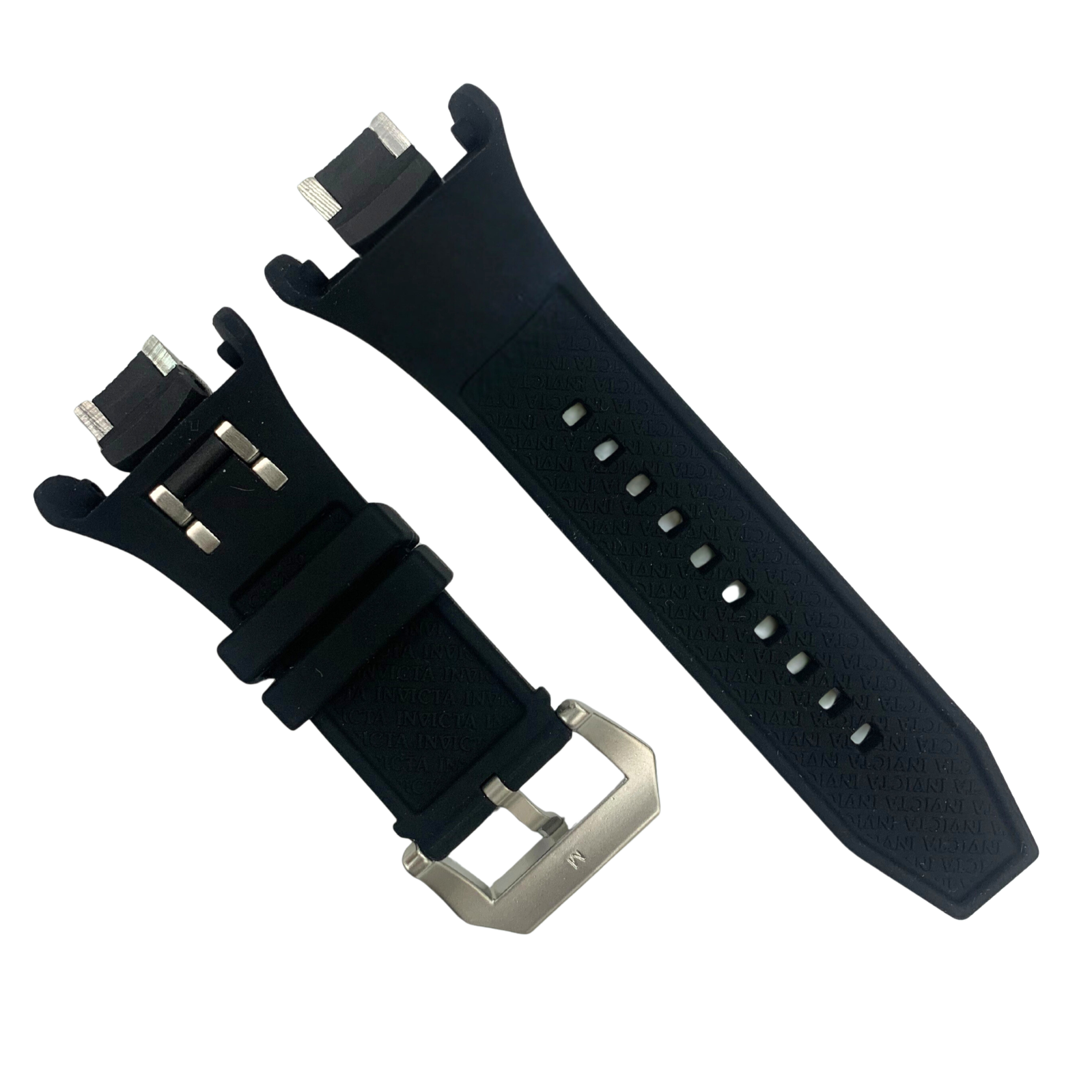 Genuine INVICTA SUBAQUA NOMA V 12880 Black Rubber Watch Band- 36mm Wide 16mm Lug