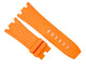 New High Quality 28x24 mm Plain Orange Color Special Rubber Band for AP Watches