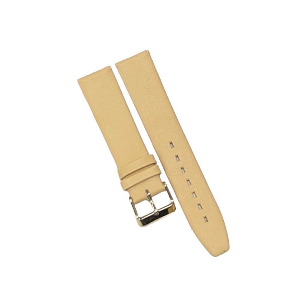High Quality Watch Bands Flat Genuine Leather Plain 18-24mm