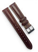 Genuine Calf Leather Brown Watch Band with quick release pin 20 * 16 MM