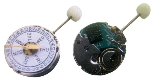 Original, ETA Watch Quartz Movement 951.121  3 Hands Day and Date