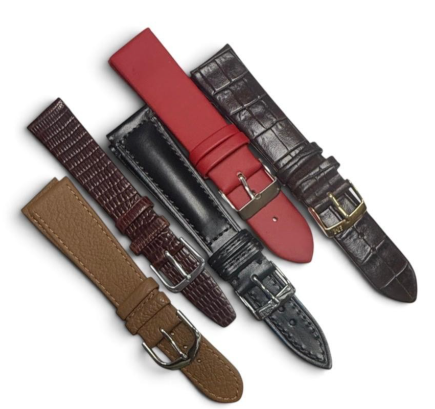 LOT OF 10 WATCH BANDS MIX SIZE STYLE AND COLORS 18/20mm