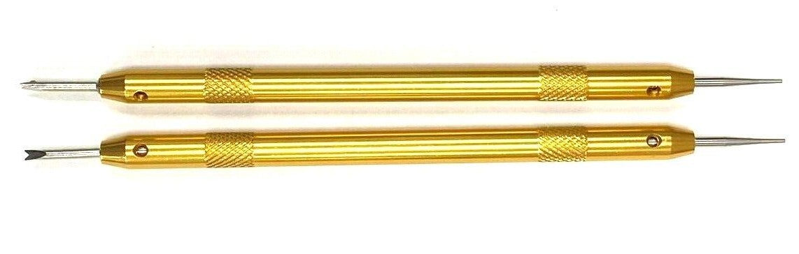 High Quality Watch Band Spring Bar Removers Gold Handle Watchmaker Repair Tool
