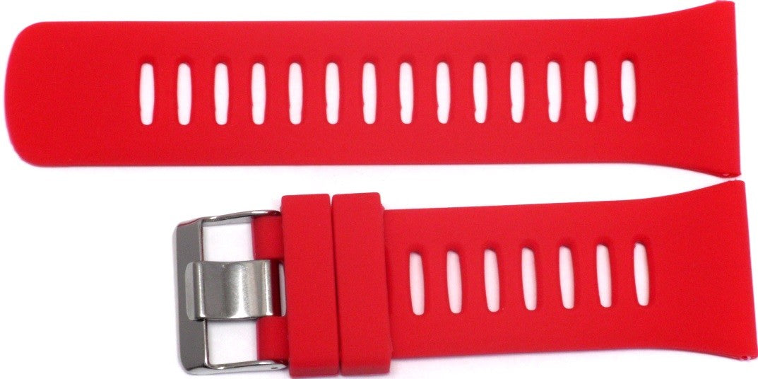 30 MM Red Color Sports Watch Band Replacement Silicone, Lot of 6 Bands