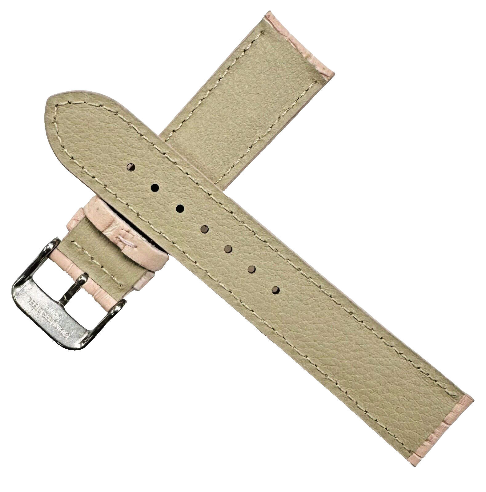 6 lots of 20 MM Pink Genuine Leather Alligator Grains Watch Band