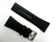 Watch Band Genuine Leather Black/ brown   26mm-34 mm