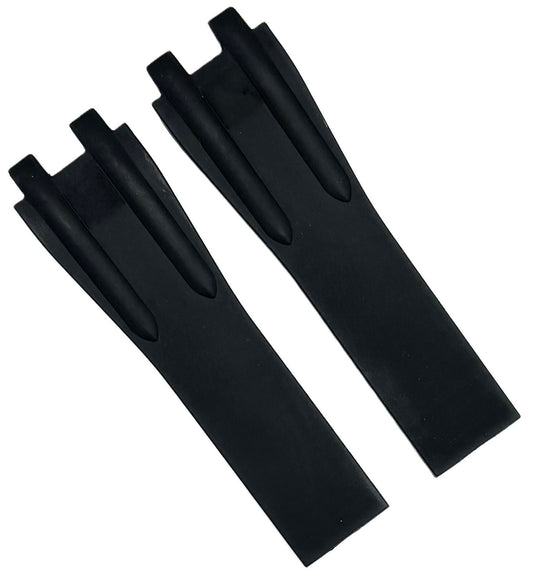 20mm Black Color Replacement Rubber Watch Band for ULYSSE NARDIN, Blast Series