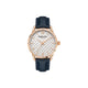 Kenneth Cole Women's Rose Gold Tone Watch Blue Leather Band - KCWLA2176401