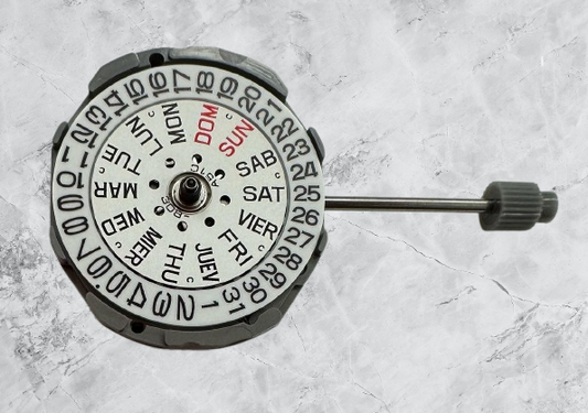 Miyota GL02DD Quartz Watch Movement – 2Hands with Day & Date