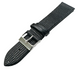 Watch Band Genuine Leather Black Lizard Grain Flat 22*18mm Top Quality