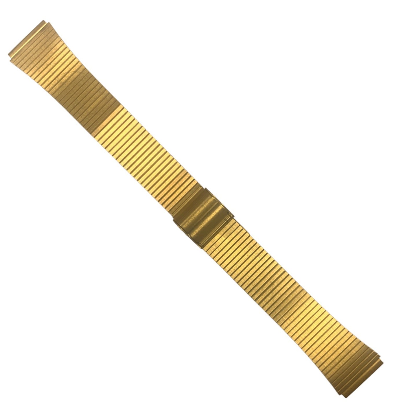 Gold Tone Watch Band - Vintage Style Metal Bracelet - 18mm