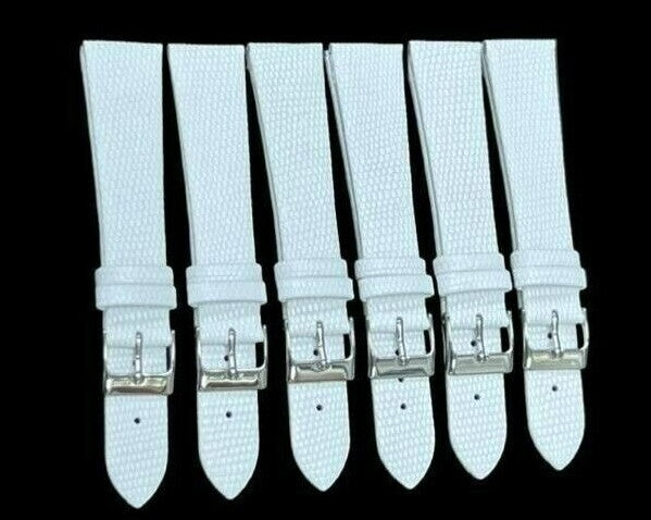 Best Quality Watch Bands Genuine Leather Lizard Grain Flat 12- 24mm