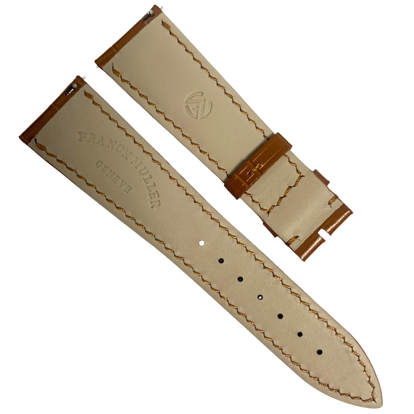 Genuine Franck Muller Watch Band 23mm x 18mm – Tan