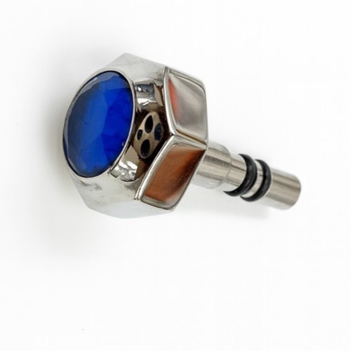 7.1 MM WATCH CROWN FOR CALIBRE DE CARTIER SANTOS STAINLESS STEEL SAPPHIRE STONE