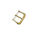 16MM WATCH BUCKLE  FOR Leather & Rubber WATCH BAND STRAP SHINY GOLD
