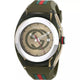 GUCCI SYNC YA137111 Men's Watch – Green Army Dial, Quartz, Box & Booklet